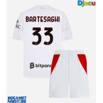 AC Milan Davide Bartesaghi #33 Gostujuci Dres za djecu 2026-27 Kratak Rukav (+ Kratke hlače)